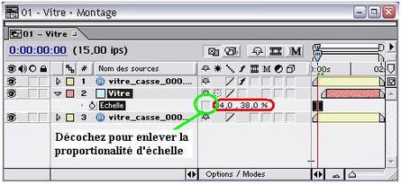 Décochez la case à gauche des valeurs de l'échelle pour enlever la proportionalité puis modifiez les valeurs