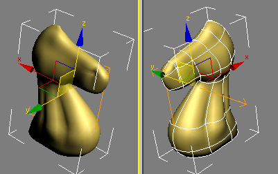 Vous pouvez voir la vue 3D du cavalier