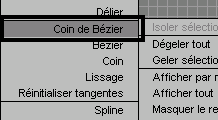 Coins de Bezier