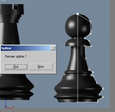 Terminer la spline